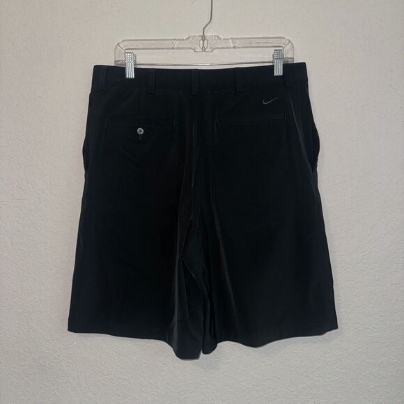 Nike Dri-Fit Shorts Men’s 33 Medium Black Logo Embroidered Tennis Short - Picture 3 of 10